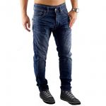 Jack & Jones Herren Jeans Jjorerik Sc 512 Blau Used Look Blue Denim