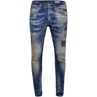 Jack & Jones Herren Jeans Jjiglenn Jjfox Bl 471 Indigo Knit Slim Fit Blue Denim