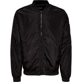 ONLY & SONS Bomberjacke Onscamp leichte Jacke Collegejacke �bergangsjacke Schwarz