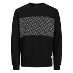 Jack & Jones Pullover Sweatshirt Jcobeagle Herren Schwarz