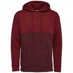 Selected Homme Kapuzenpullover Slhpatt Block Hood Sweat Herren Rot