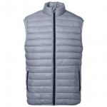 Selected Homme Herren Weste Steppweste Shxsimple Bodywarmer Daunenweste Grau