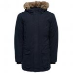 Only & Sons Parka Jacke Onsjonas Herren Dunkelblau