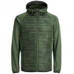 JACK & JONES Jcomulti Aop Multifunktionsjacke �bergangsjacke Kapuze Regular Fit Gr�n