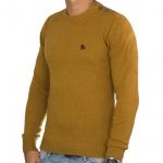 Jack & Jones Strickpullover Jorbutton O-Neck Herren Gelb
