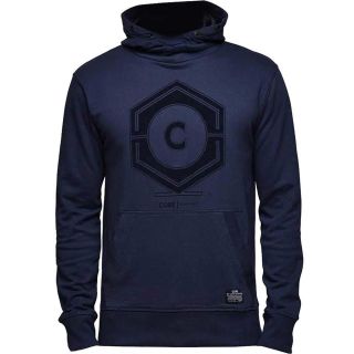JACK & JONES Herren Hoodie Jcotront Sweat Kapuzenpullover Motiv Regular Fit Navyblau