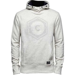 JACK & JONES Herren Hoodie Jcotront Sweat Kapuzenpullover Motiv Regular Fit Cremewei�