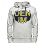 JACK & JONES Herren Kapuzenpullover Jcofont Sweat Hoodie Print Regular Fit Grau