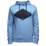 JACK & JONES Herren Kapuzenpullover Jcofont Sweat Hoodie Print Regular Fit Hellblau