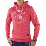 Jack & Jones Herren Kapuzenpullover Jorfriday Rot