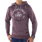 Jack & Jones Herren Kapuzenpullover Jorfriday Weinrot