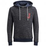 Jack & Jones Kapuzenpullover Jortime Sweat Hood Herren Dunkelblau