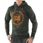 Jack & Jones Kapuzenpullover Jcojaso Sweat Hood Herren Gr�n