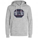 Jack & Jones Kapuzenpullover Jcoworkwear Sweat Hood Herren Hellgrau