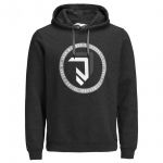 Jack & Jones Herren Kapuzenpullover Jcolano Sweat Hoodie Dunkelgrau