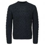 Only & Sons Strickpullover Troheath Cable Knit Crew Neck Herren Blau