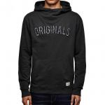Jack & Jones Kapuzenpullover Sweatshirt Jorunion Herren Schwarz