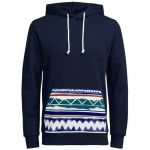 Jack & Jones Kapuzenpullover Jorproud Sweat Hoodie Herren Dunkelblau