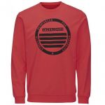 Jack & Jones Pullover Jcotell Sweat Crew Neck Sweatshirt Herren Rot