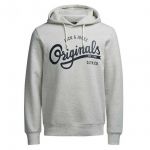 Jack & Jones Herren Kapuzenpullover Hoodie Jorhawl Sweat Hood Cremewei�