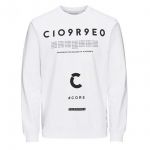 Jack & Jones Herren Pullover Jcopress Sweatshirt Pulli Longsleeve Langarmshirt Wei�