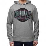 JACK & JONES Herren Sweatshirt & Kapuzenpullover Jorhome Sweat Print Regular Fit Hellgrau (Melange)