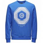 Jack & Jones Herren Kapuzenpullover Hoodie Jcodavy Blau