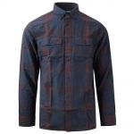Jack & Jones Herren Hemd Jcomalaga Shirt Ls Worker Freizeithemd Karohemd Blau Rot