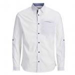 Jack & Jones Herren Hemd Jornord Shirt Ls Stretch Wei�