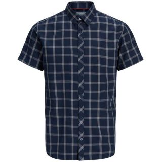 Jack & Jones Hemd Jcobrand Kurzarm Sommerhemd Herren Dunkelblau