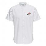Only & Sons Herren Hemd Onsflower Embroidery Ss Shirt Exp Kurzarm Regular Fit Wei�