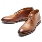 Selected Homme Herren Suede Boots Shdbolton Business-Schuhe Leder Kurzschaft Braun