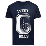 JACK & JONES Herren T-Shirt Jordeadly Sommer Baumwolle Print Rundhals Slim Fit Navyblau