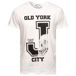 JACK & JONES Herren T-Shirt Jordeadly Sommer Baumwolle Print Rundhals Slim Fit Wei�