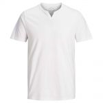 JACK & JONES Herren T-Shirt Jornotch Sommer Baumwolle Print Rundhals Regular Fit Wei�