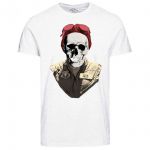 JACK & JONES Herren T-Shirt Jornew Nuage Sommer Baumwolle Rundhals Slim Fit Wei�