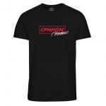 JACK & JONES Herren T-Shirt Jorboxo Sommer Baumwolle Print Rundhals Regular Fit Schwarz