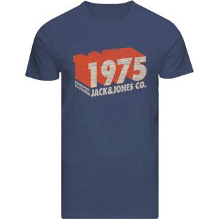 JACK & JONES Herren T-Shirt Jorbuy Always 9 Sommer Baumwolle Rundhals Slim Fit Dress Blues