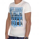 JACK & JONES Herren T-Shirt Jorfaster 3 Sommer Baumwolle Print Rundhals Slim Fit Wei�