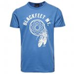 JACK & JONES Herren T-Shirt Jjcherokee Sommer Baumwolle Rundhals Regular Fit Hellblau