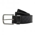 Jack & Jones Herren Lederg�rtel JJDETAIL LEATHER BELT Schwarz