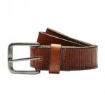 Jack & Jones Herren Lederg�rtel JJDETAIL LEATHER BELT Braun