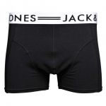 Jack & Jones Herren Panties Jacsense Trunks 3-Pack Noos Unterhose Boxershort Schwarz