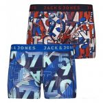 Jack & Jones Herren Panties LOGO 2er Pack 2er Pack - Mehrfarbig