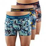 Jack & Jones Herren Panties LETTERING BROOKLYN 3er Pack Mehrfarbig - 3er Pack