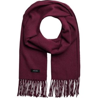 Jack & Jones Schal Jacsolid Woven Scarf Webschal Herren Damen Unisex Winterschal Rot