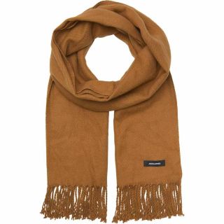 Jack & Jones Schal Jacsolid Woven Scarf Webschal Herren Damen Unisex Winterschal Braun