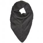 Jack & Jones Herren Webschal Jactriangle Knit Scarf Dunkelgrau