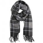 Jack & Jones Herren Webschal Jjchecked Woven Scarf Grau-Schwarz
