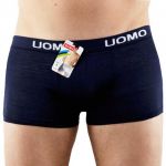 Uomo Herren Boxershort Hombre Multipack Mehrfarbig Grau Blau Schwarz Unterhose Dunkelblau Einzeln